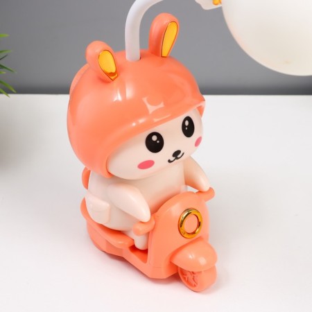 Night "Bunny" LED 2W USB AKB Pink 7.5x9.5x32 cm Risalux-4