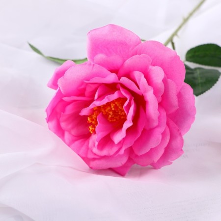 Artificial flowers "Rose Pretty" d-10 cm 55 cm, pink-1