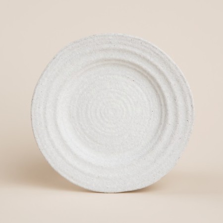 A set of ceramic sl home "Arena Blanca", d = 20 cm, white color-5