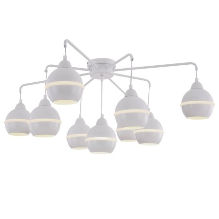 Freya FR5004CL-09W Tommasa Ceiling Light, 760x760x390 mm, E14, 9x36W, white color