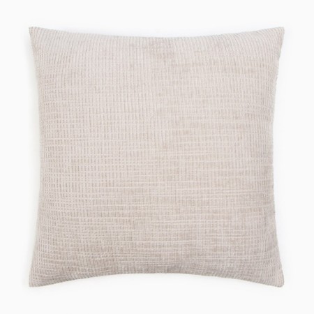 Pillowcase decorative Ethel Velvet 43x43cm, beige color, polyester