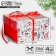 Capcake box "Time of good gifts", 16 x 16 x 10 cm, New Year