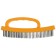 Metal tundra metal brush, plastic handle, 4-row