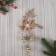 Decoration New Year's "Cozy Fairy Tale" Balls Deer, 11x20 cm, gold