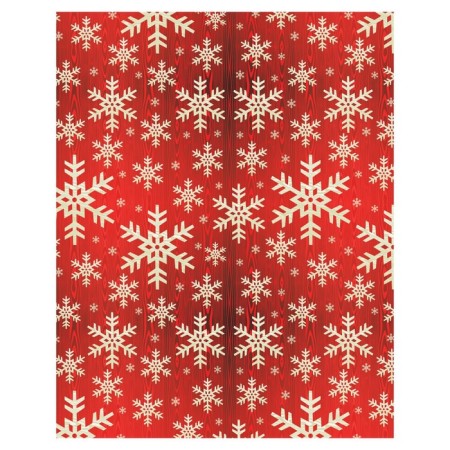 Pillow Roller "Field of Snowflakes, Decorative, size 16x45 cm-1