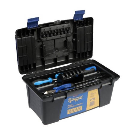 Tundra tool box, 17 ", 435 x 250 x 205 mm, three organizers, swing load 15 kg-12