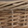 A set of baskets, 40x14/45 cm, 34x14/43 cm, 28x12/28 cm, willow
