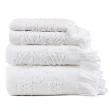 Arya Home Isabel Soft, 520 g, size 50x90 cm, white color, white-1