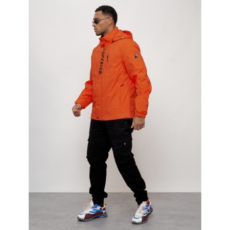 Sports male jacket, size 52, orange color-10