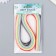 Strips for quilling 180 strips density 120 g "color" width 1 cm length 54 cm