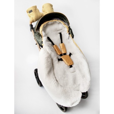 Winter fur envelope Snowy Travel, 85 cm-3