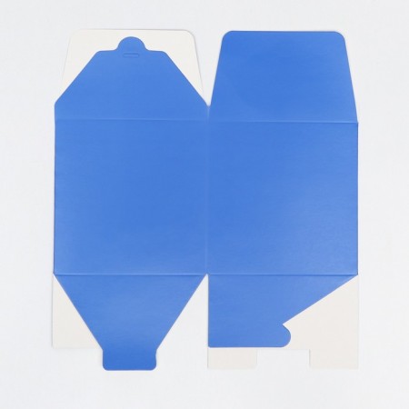 The box is folding, square, blue, 10 x 10 x 10 cm,-3