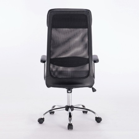 Office Office Brabix "Flight EX-540", chrome, eco-leather, mesh, black-4