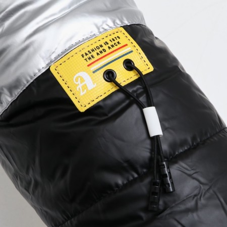Cosmonaut dog jacket, size 10, black-gold (DS 25, Osh 30, OG 38 cm) 9078285-7