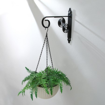 Bracket for kashpo kovyani, 30 cm, metal, black-9