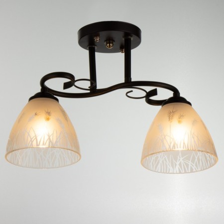 Lasni Lustra 2HE27 40W Wenge 45x15x28 cm Bayerlux-1