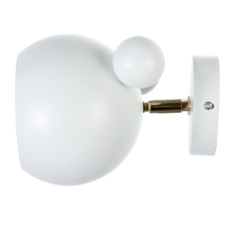 Bra "Barney" E27 40W white 20x20x20cm-3