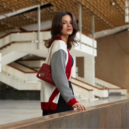 Cardigan Female Minaku, Ecrew color, size 42-6