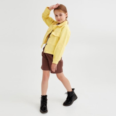 Jacket for Minaku girl: Casual Collection Kids, lemon color, height 110 cm-1