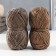 Knitting Set "Nominal Support" 100% polypropylene 322m/70g 2 pcs (assorted dark) mix