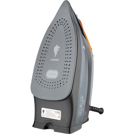 LEONORD LE-1803, 2400 W, ceramic sole, 20 g/min, 380 ml, black-3