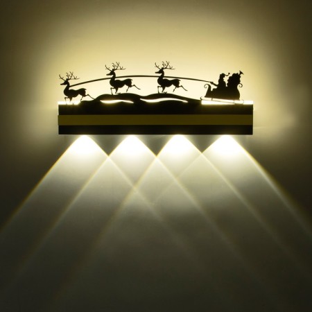 Bra "Santa" LED 4000K 12W Black 38x20x4cm-2