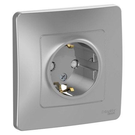 SEM SE BLANCA, 16 A, 250 V, built -in, with salary, curtains, IP20, aluminum, Blnrs001113