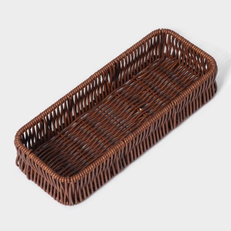 Basket for fruits and bread "Ohio" 27 × 10 × 5 cm, rectangular-5