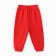 Pants children, red color, height 86 cm