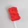 Decor for creativity "Bear length 20 cm, red