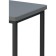 Haric loft Metal/MDF stool, black/dark gray 34x34x61 cm