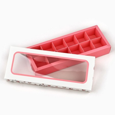 Folding box under 12 sweets "hearts", 3.8 x 10.5 x 26.5 cm-3