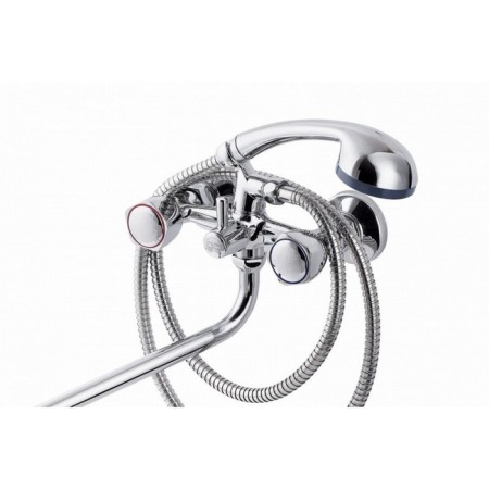 FAUZT FZS-471-17 bathtub mixer, two-wound, pour 340 mm, watering can, chrome-1