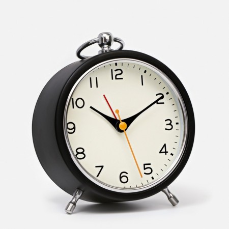 Alarm clock "Aland", with backlight, 2 aa, d-11 cm-3