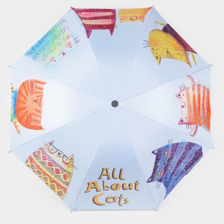 Mechanical “Cats” umbrella, Eponge, 4 additions, 8 knitting needles, r = 49 cm, color mix-8