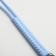 Holder for the nipple - dummy "pigtail", silicone, blue color