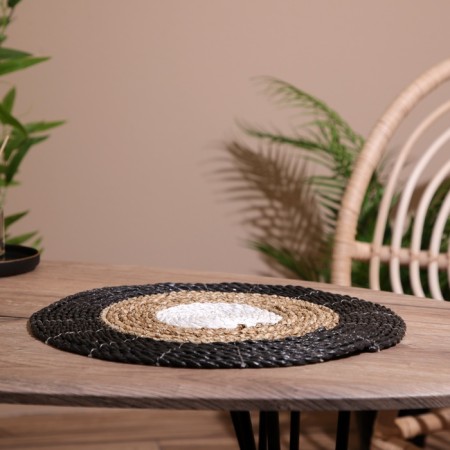 Wicker rug round 35 cm-4