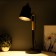 Burton table lamp E27 40W Black 17.5x17.5x54 cm Risalux