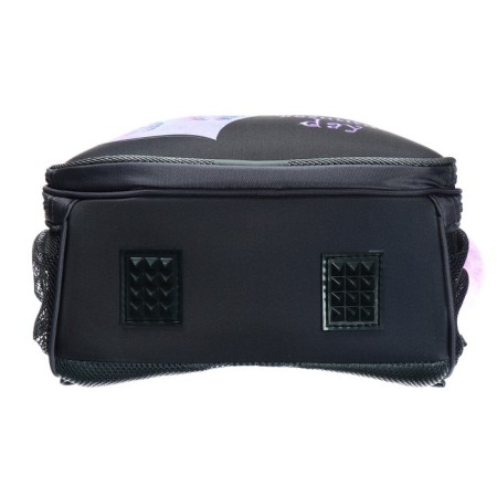 School backpack 38 x 30 x 16 cm, ergonomic back, stavia "paws in the hearts", gray-6