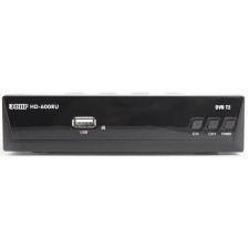 ТВ приставка DVB-T2 Эфир HD-600RU ЭДО металл, дисплей, аналог HD-225
