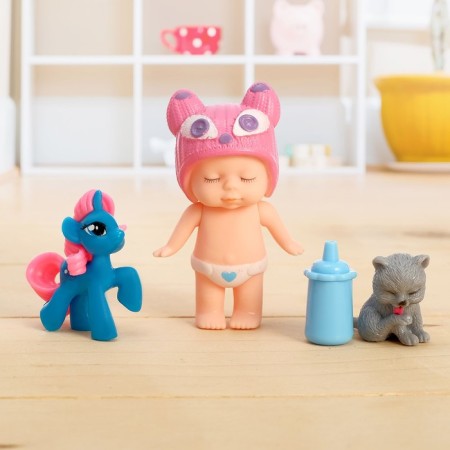 Pups "Baby" with pets, with accessories, mix