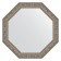 Mirror in the baguette frame, vignette aged silver 56 mm, 55x55 cm
