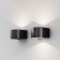 Architectural backlight Outdoor O435WL-L5GF3K, 5W, 10x11x6.4 cm, LED, 500LM, 3000K, graphite color