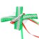 Carnival clamp "Snowman", with a bow, species of mix