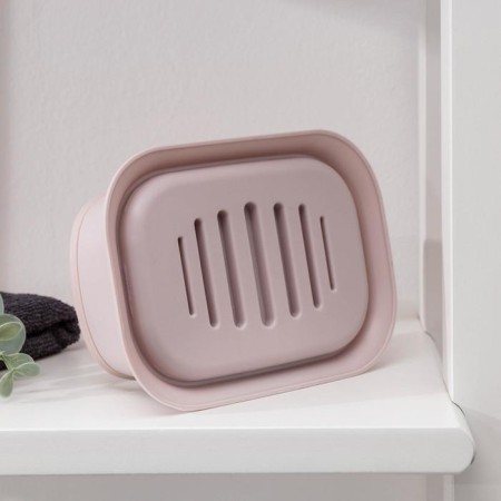 Plastic soap dish "RIF", 13 × 11.5 × 4.7 cm, color mix-1