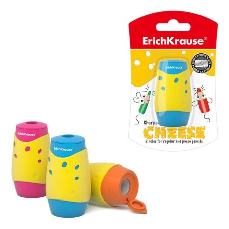 Zapochilka 2 holes Erichkrause "Chees", blister, mix
