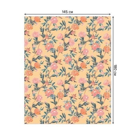 Tables on the table "Flower weaving", rectangular, Saten, size 145x180 cm-1