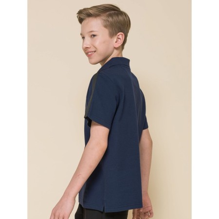 Polo for the boy Pelican, height 158 ​​cm, dark blue color-2