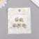 Decor for creativity metal, rhinestones "Cosmic month" gold 1.8x1.4x0.5 cm