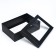 Folding box "Black", with a window 30 x 20 x 9 cm